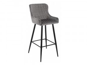 Барный стул Mint black / grey