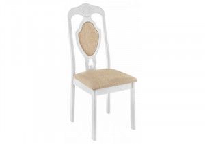 Деревянный стул Viola white / beige